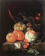 Jan Davidz de Heem still life of fruit Sweden oil painting reproduction